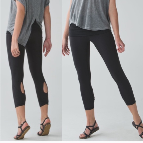 lululemon athletica Pants - Lululemon Wunder Under Pant Roll Down Dance Size 4